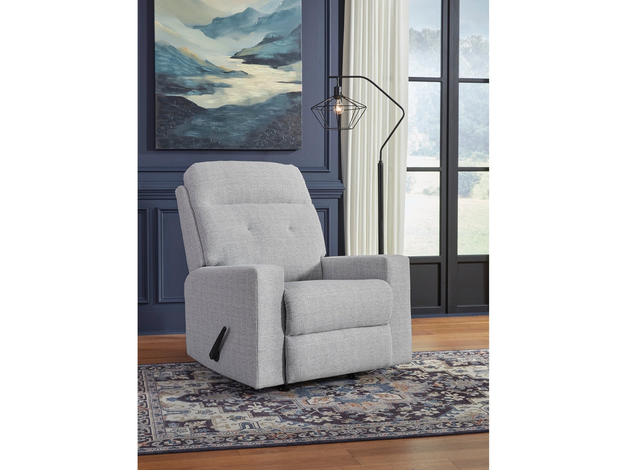 Valeview Stone Performance Fabric Manual Recliner