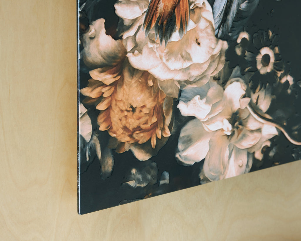 Valfer Orange/Black/White Wall Art
