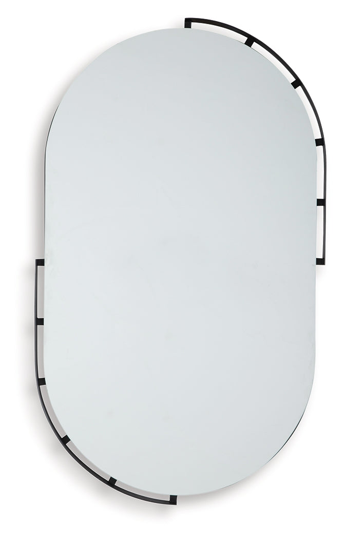 Valkings Black Accent Mirror