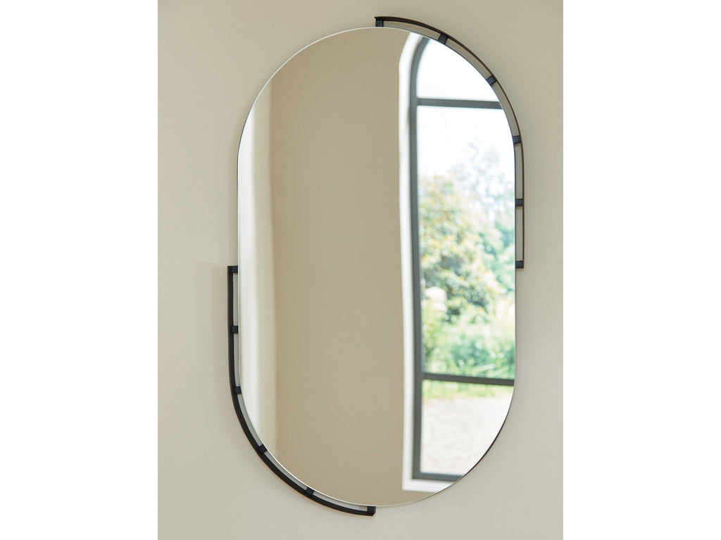 Valkings Black Accent Mirror