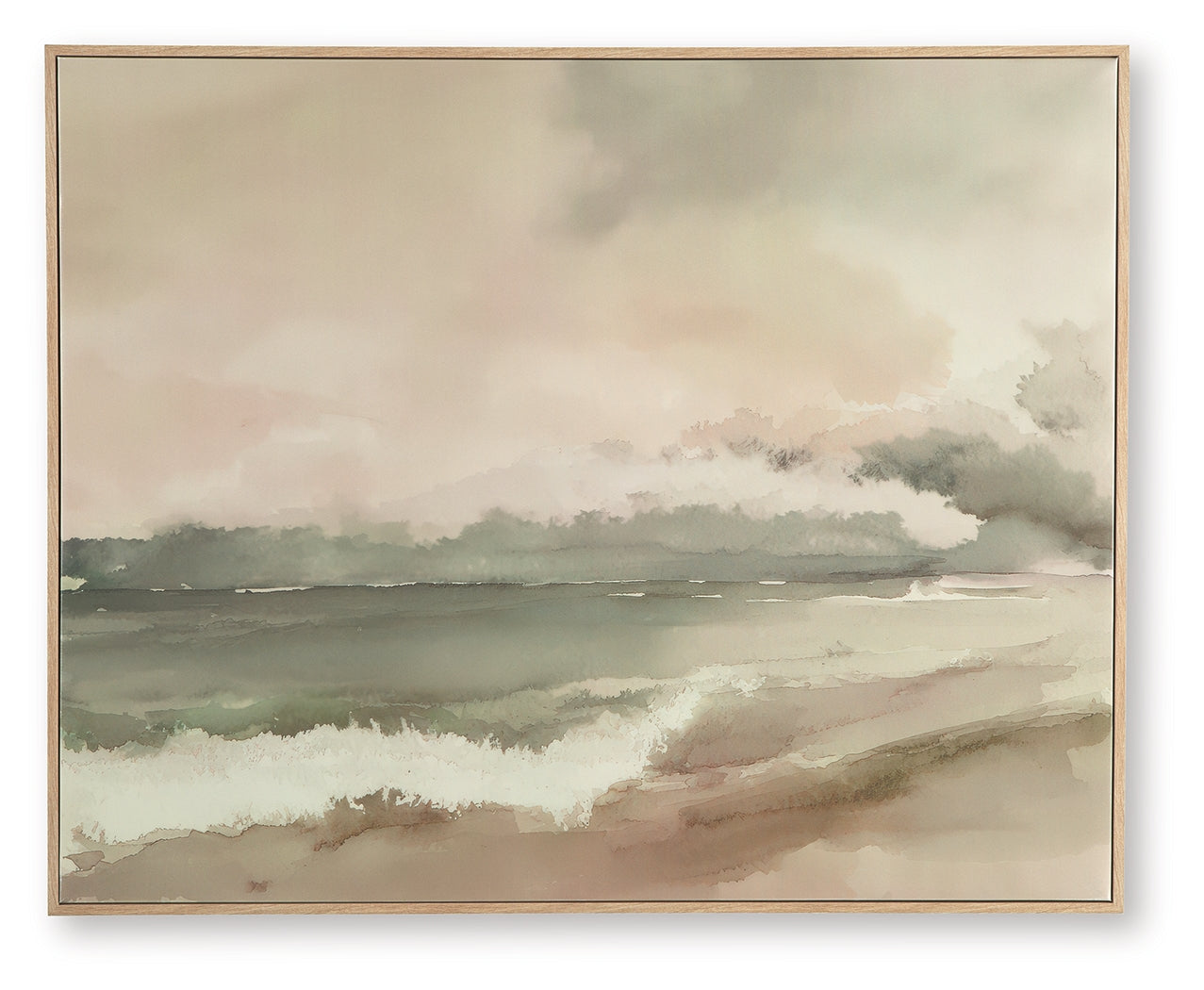 Vallus Blush/Green/Gray Wall Art