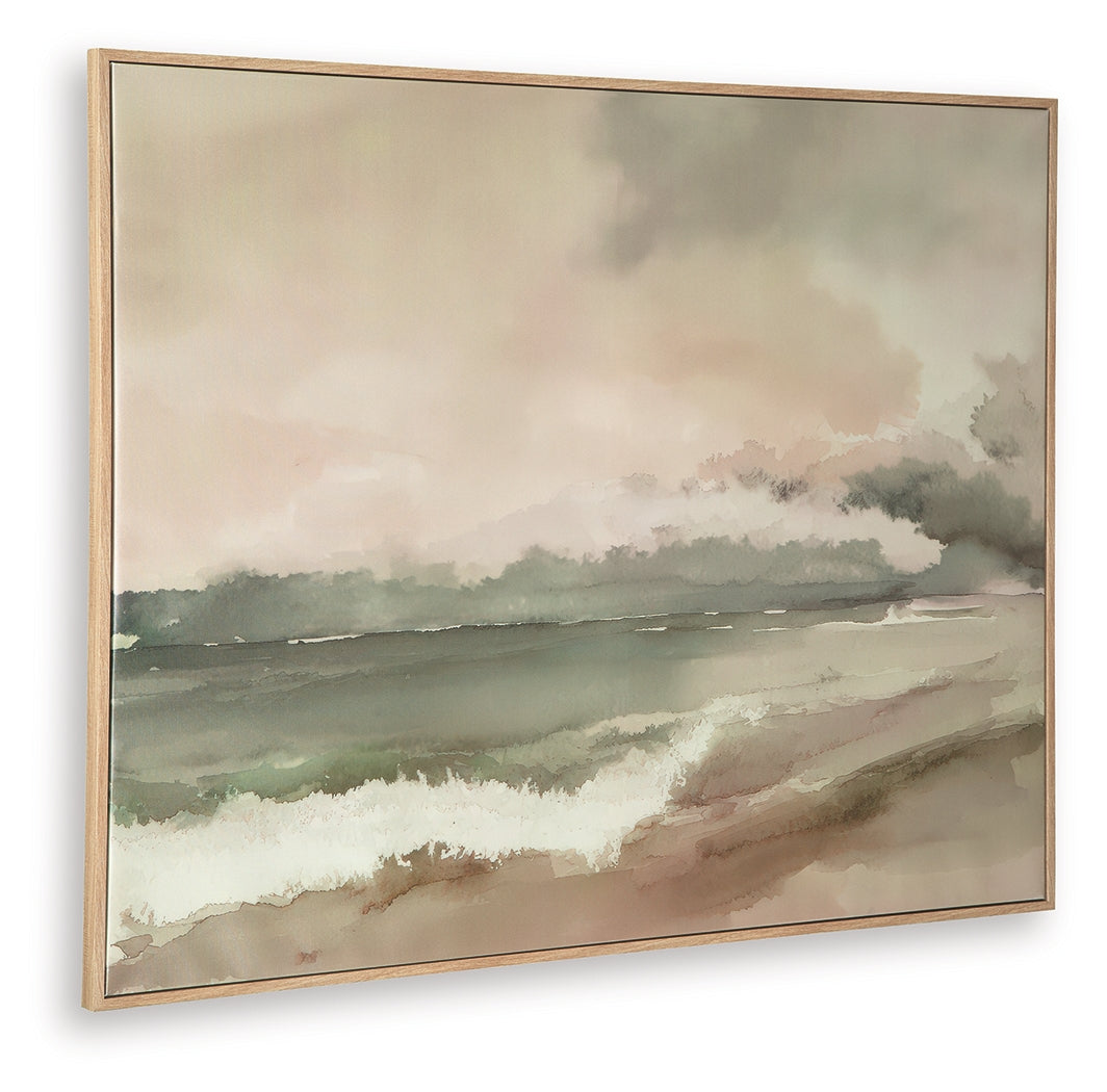 Vallus Blush/Green/Gray Wall Art