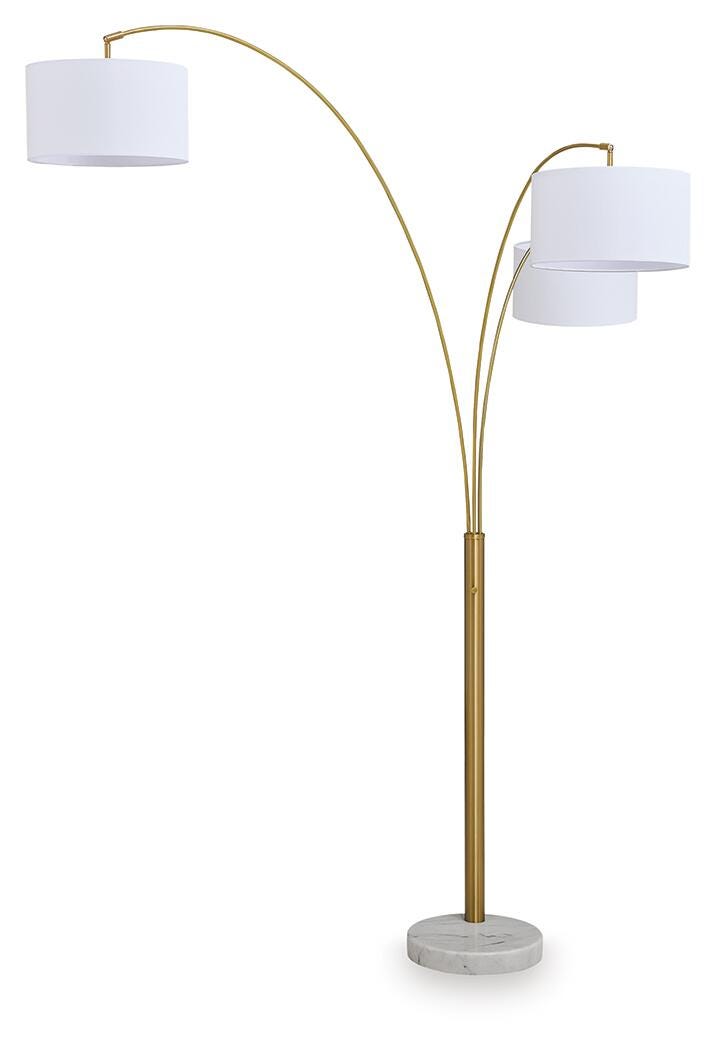 Valo Gold Finish Arc Lamp