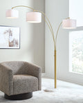 Valo Gold Finish Arc Lamp