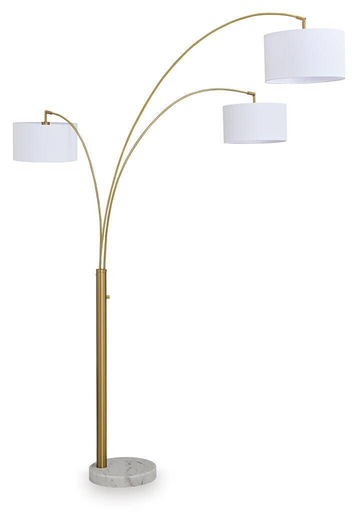 Valo Gold Finish Arc Lamp