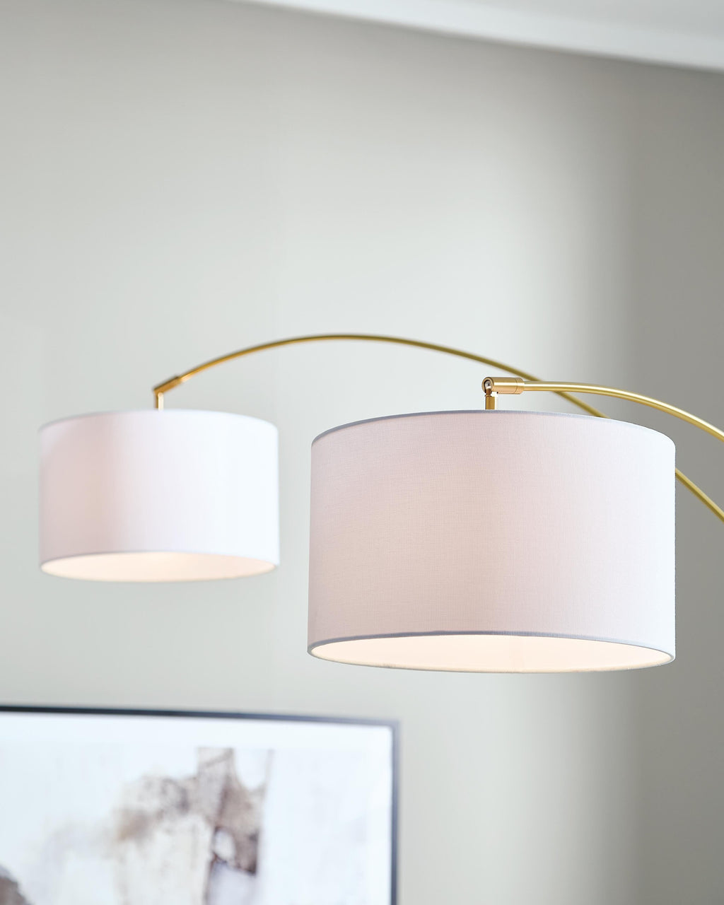 Valo Gold Finish Arc Lamp