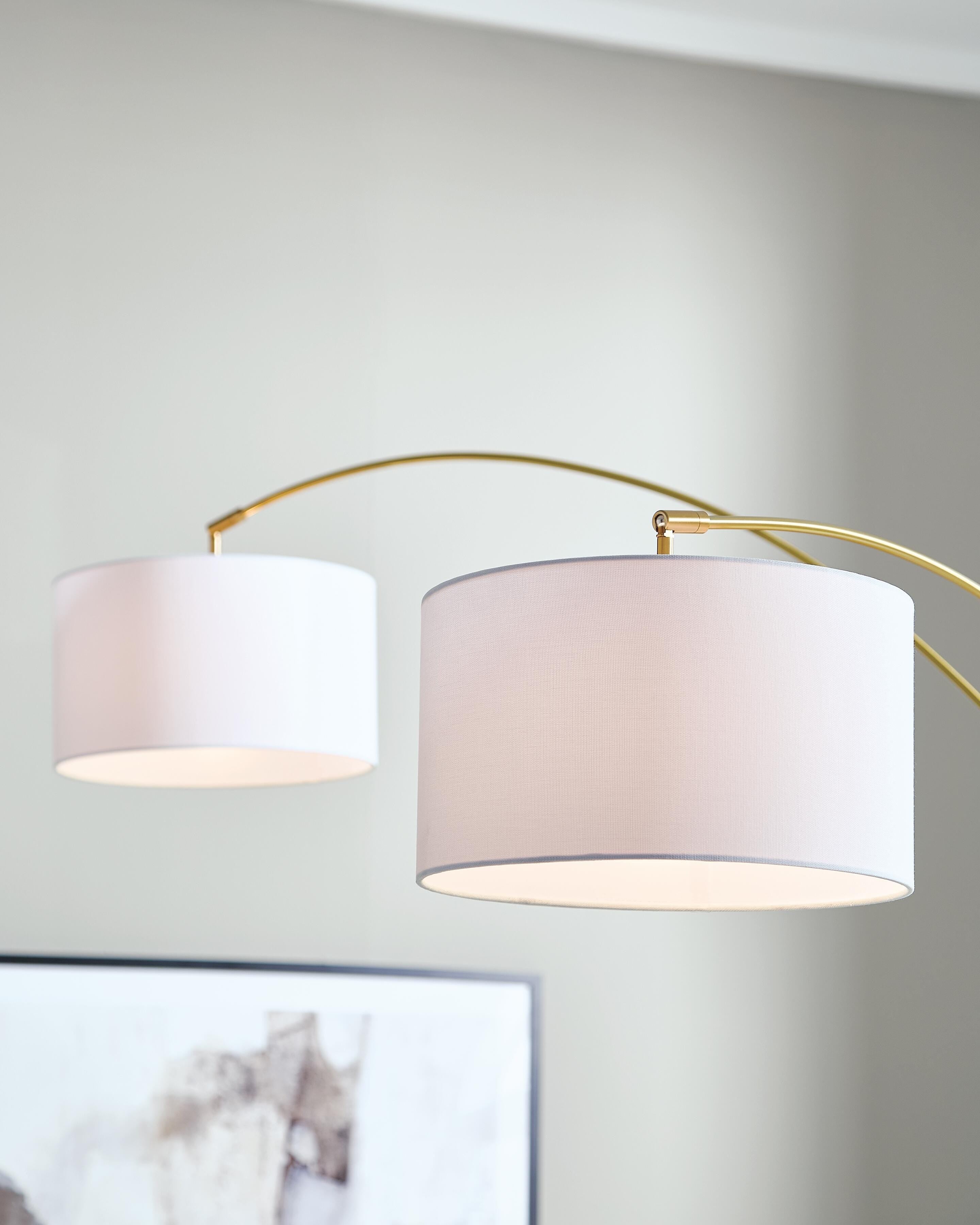 Valo Gold Finish Arc Lamp