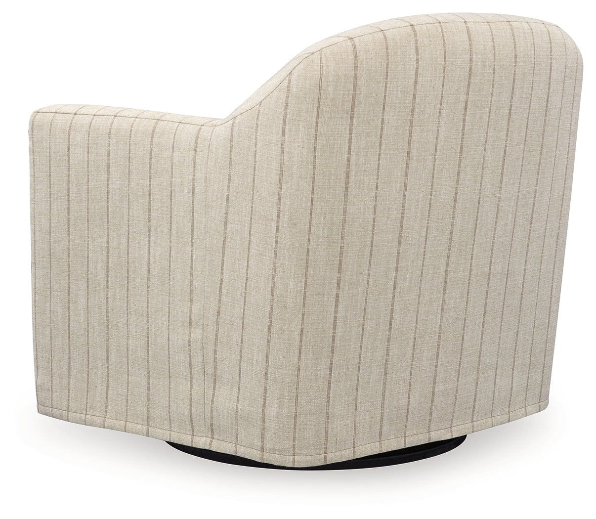 Valwick Cream/Brown Swivel Accent Chair