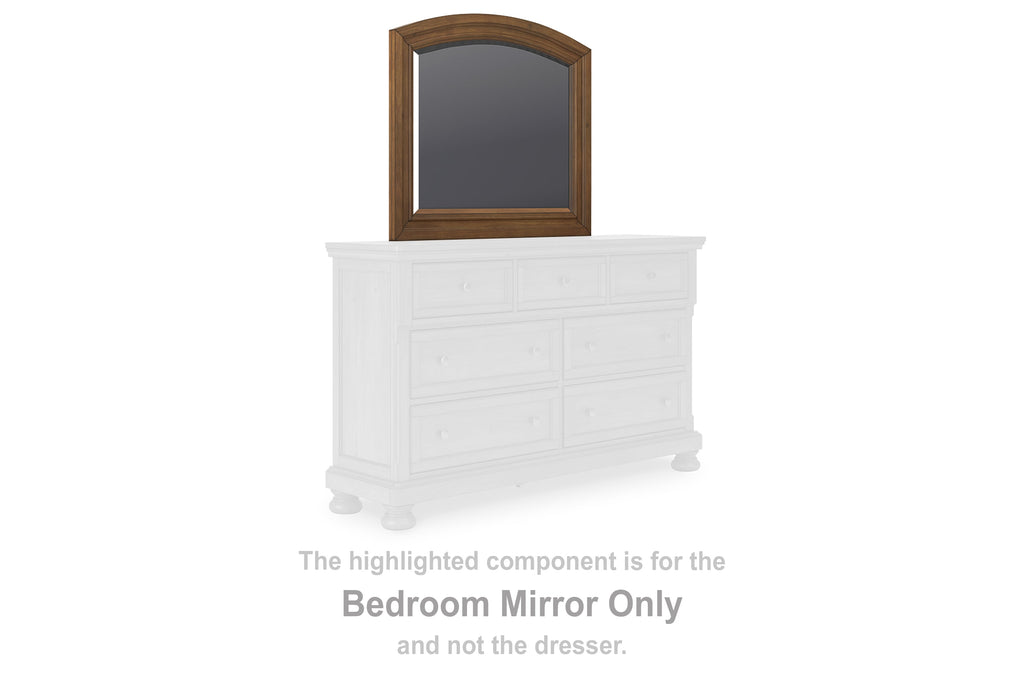 Vandenmore Medium Brown Bedroom Mirror