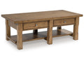 Vandenmore Medium Brown Rectangular Cocktail Table