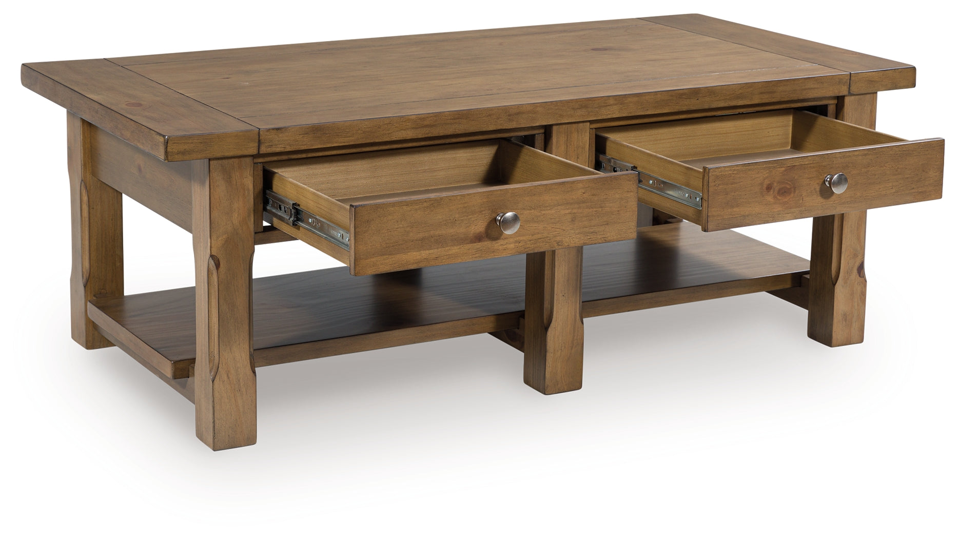 Vandenmore Medium Brown Rectangular Cocktail Table