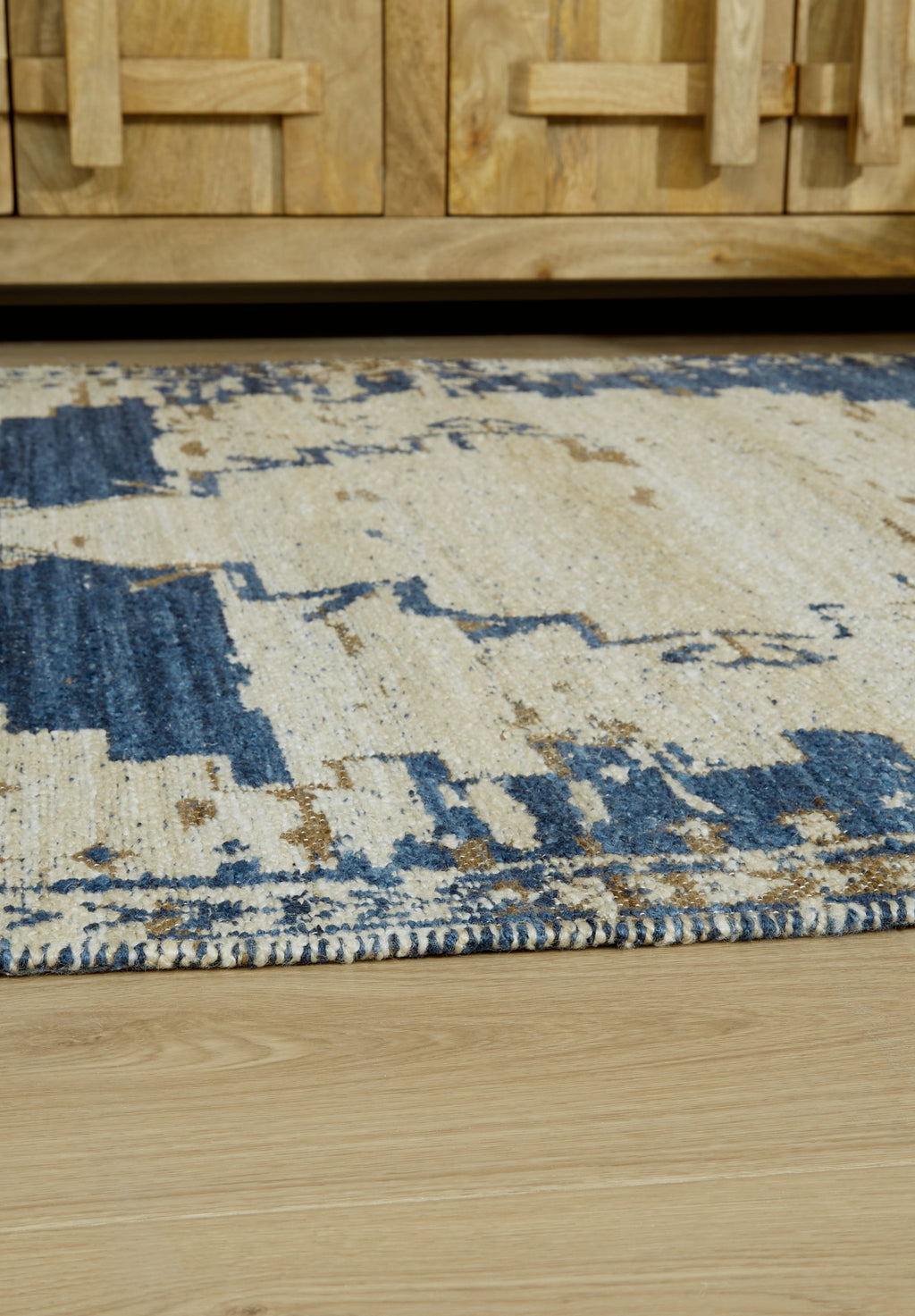Varnler Blue/Brown/Tan 10' x 14' Rug