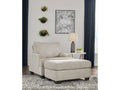 Vayda Gray Chair and Ottoman