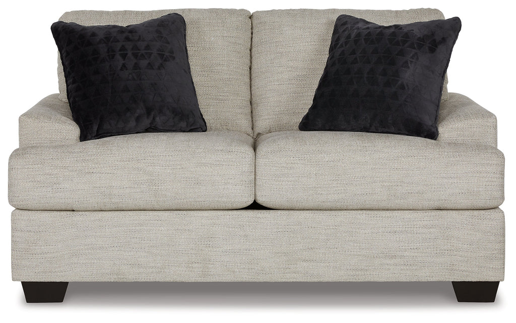 Vayda Sofa, Loveseat, Chair and Ottoman, Gray