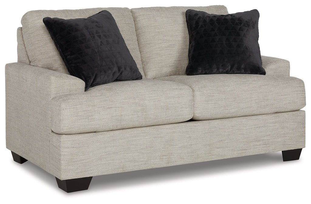 Vayda Sofa, Loveseat, Chair and Ottoman, Gray