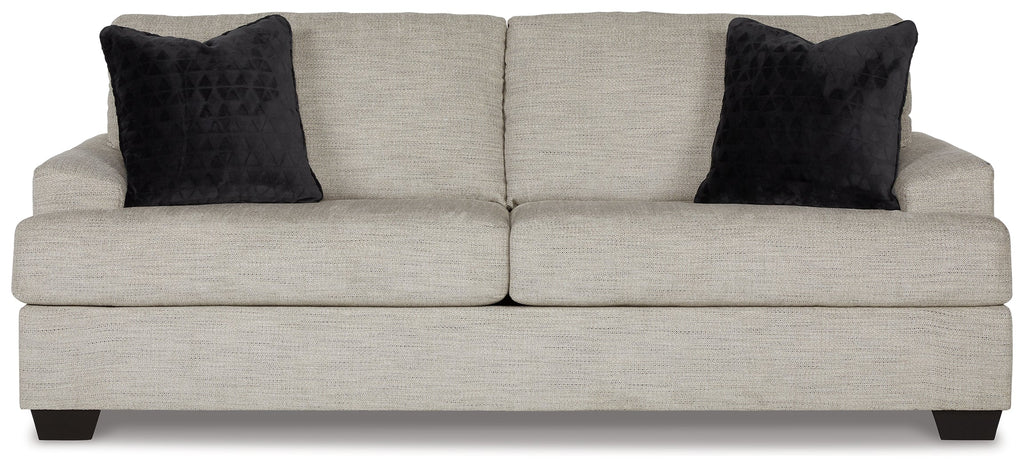 Vayda Sofa, Loveseat, Chair and Ottoman, Gray