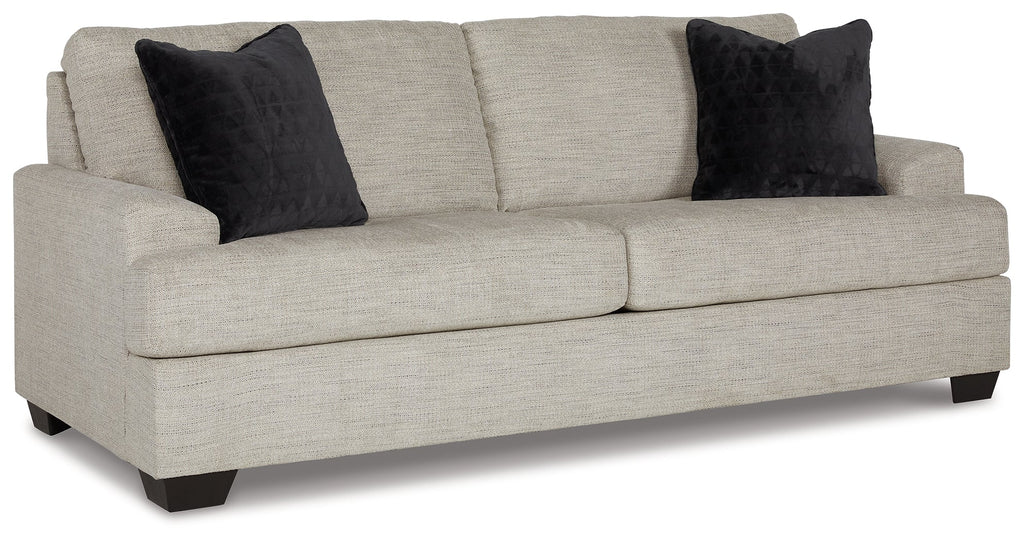 Vayda Sofa, Loveseat, Chair and Ottoman, Gray