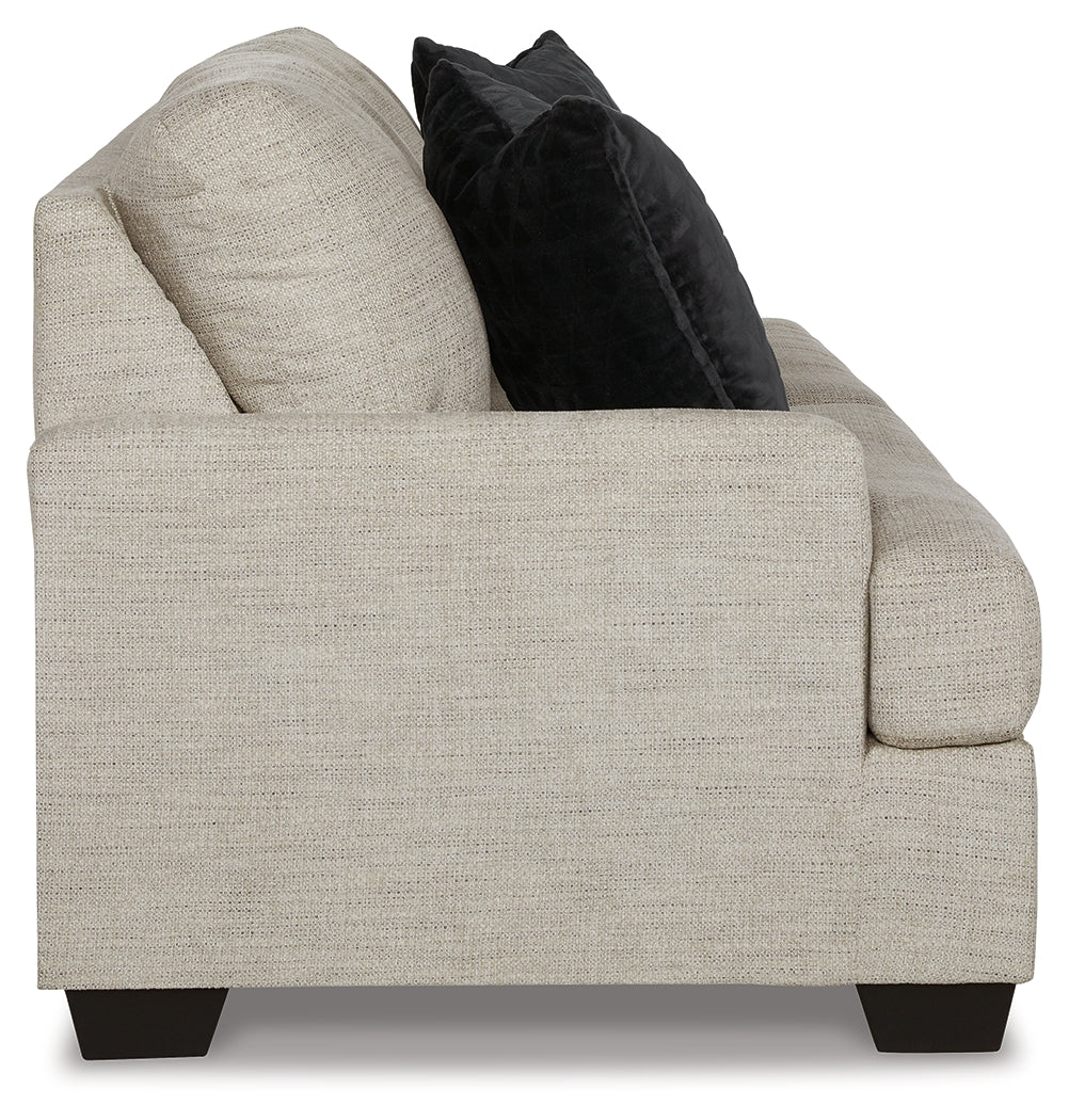 Vayda Sofa, Loveseat, Chair and Ottoman, Gray