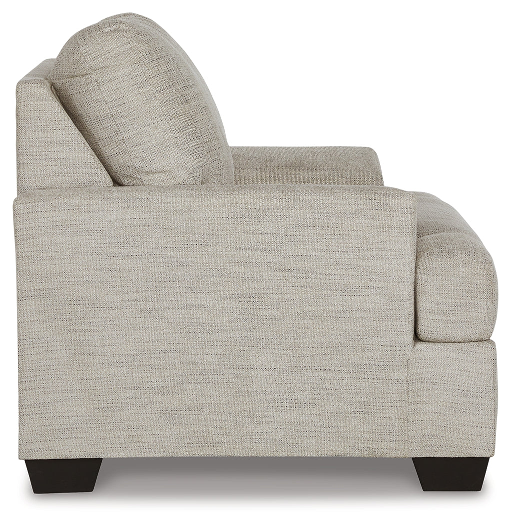 Vayda Sofa, Loveseat, Chair and Ottoman, Gray
