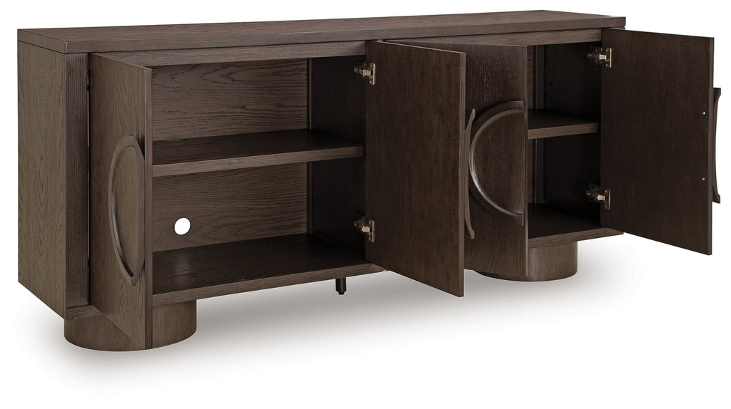 Veeda Dark Brown Accent Cabinet
