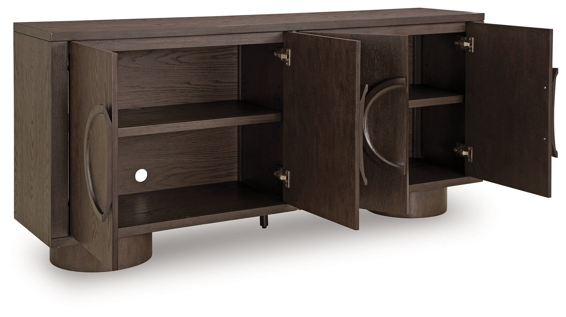 Veeda Dark Brown Accent Cabinet