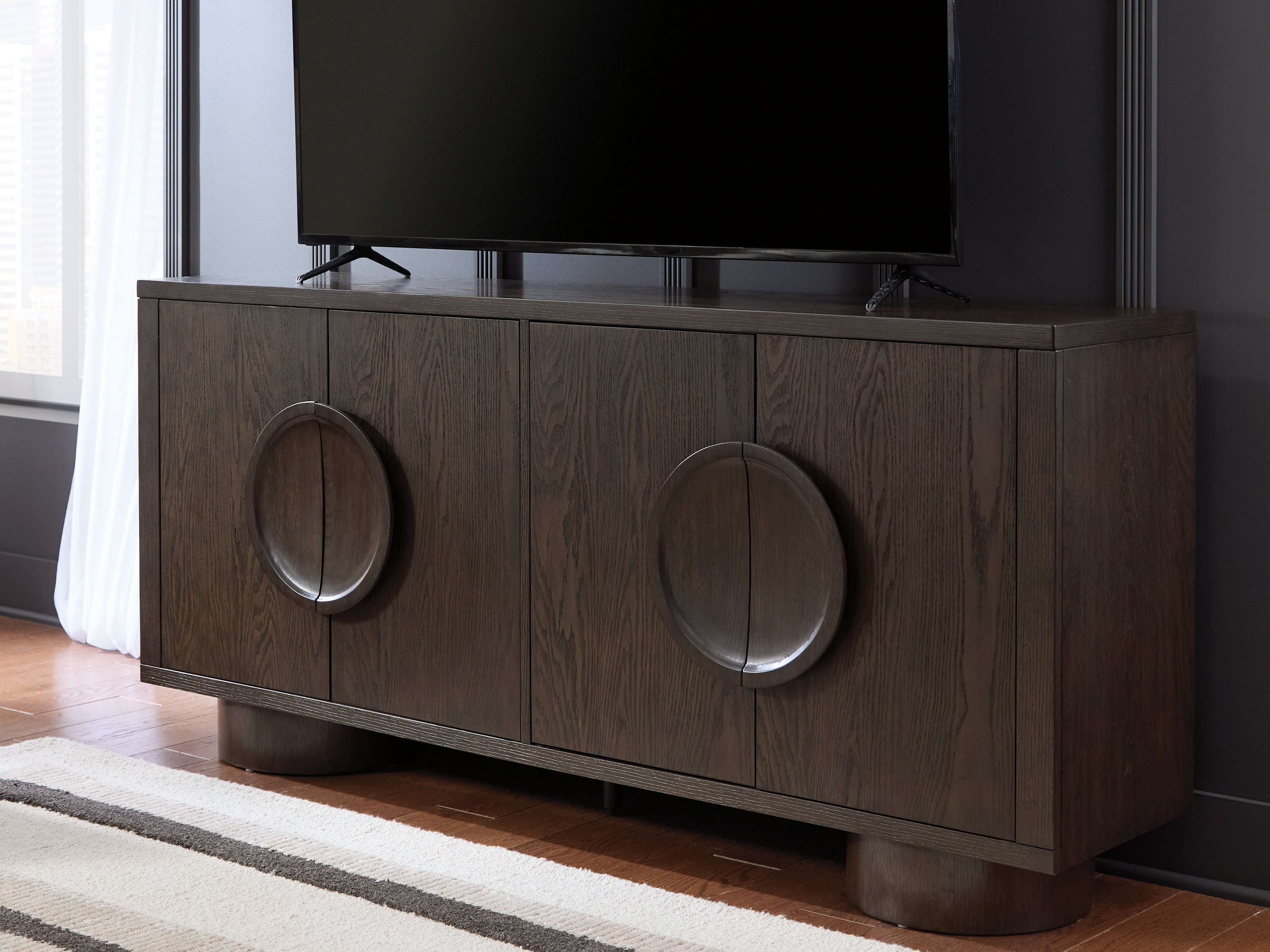 Veeda Dark Brown Accent Cabinet