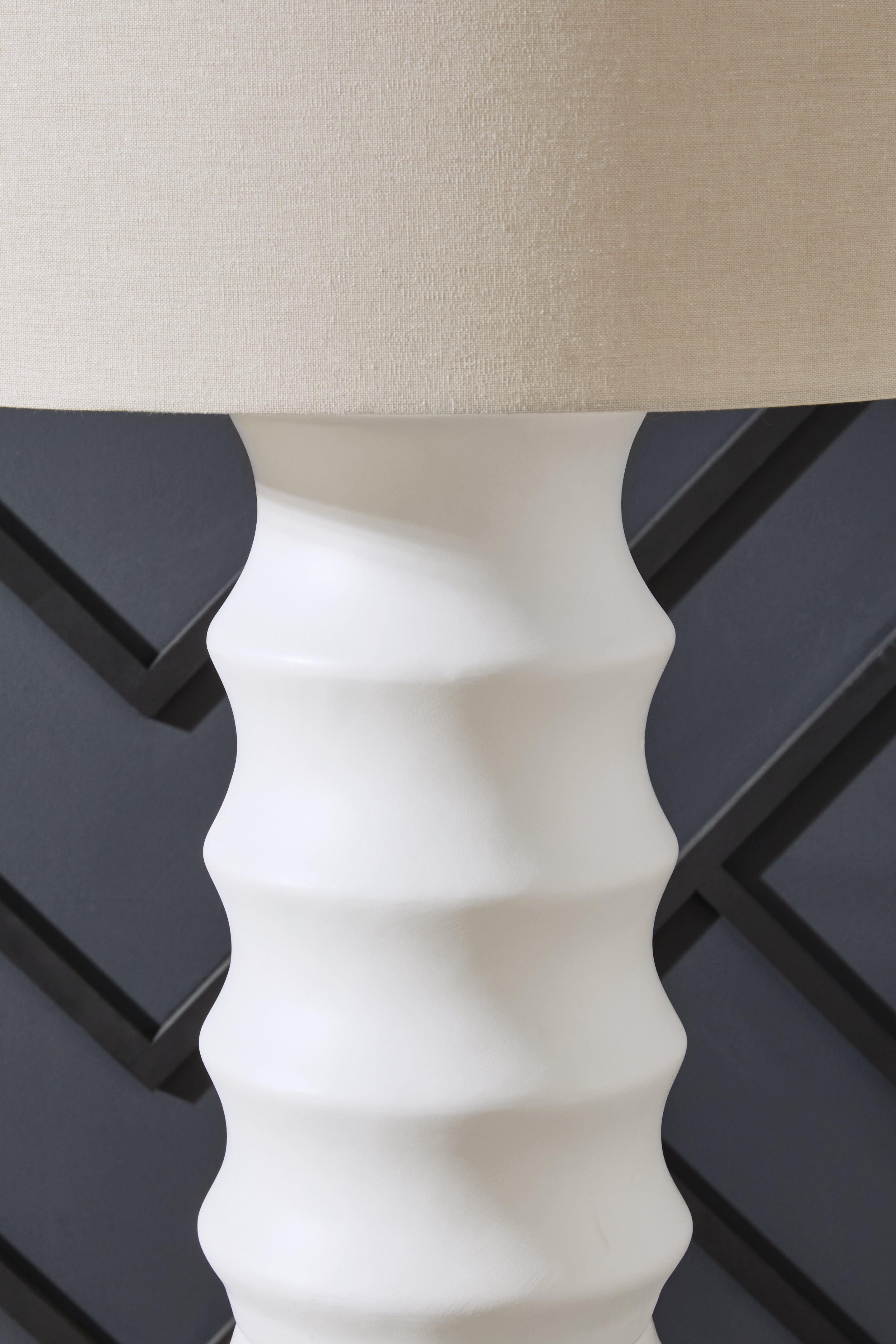 Veraleigh White Poly Floor Lamp