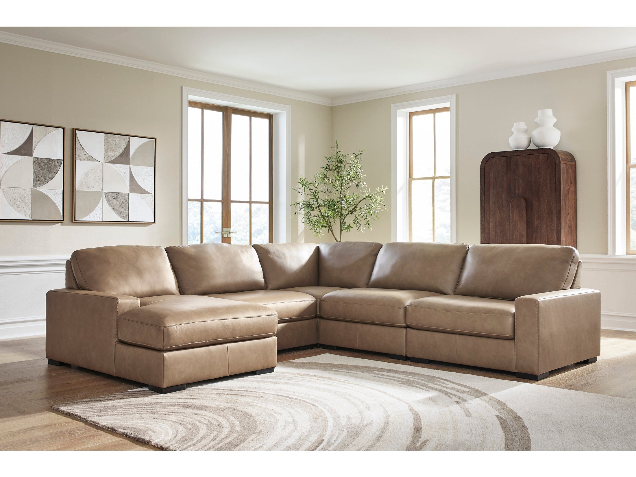 Veronella Sahara 5-Piece Sectional with Left Chaise