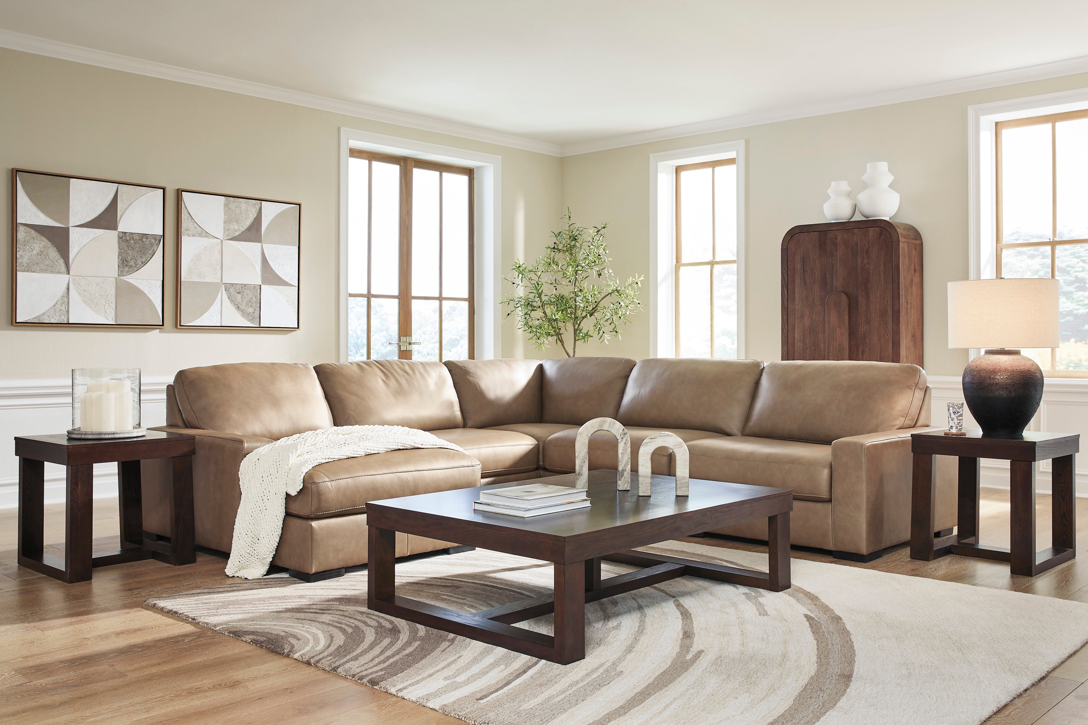 Veronella Sahara 5-Piece Sectional with Left Chaise