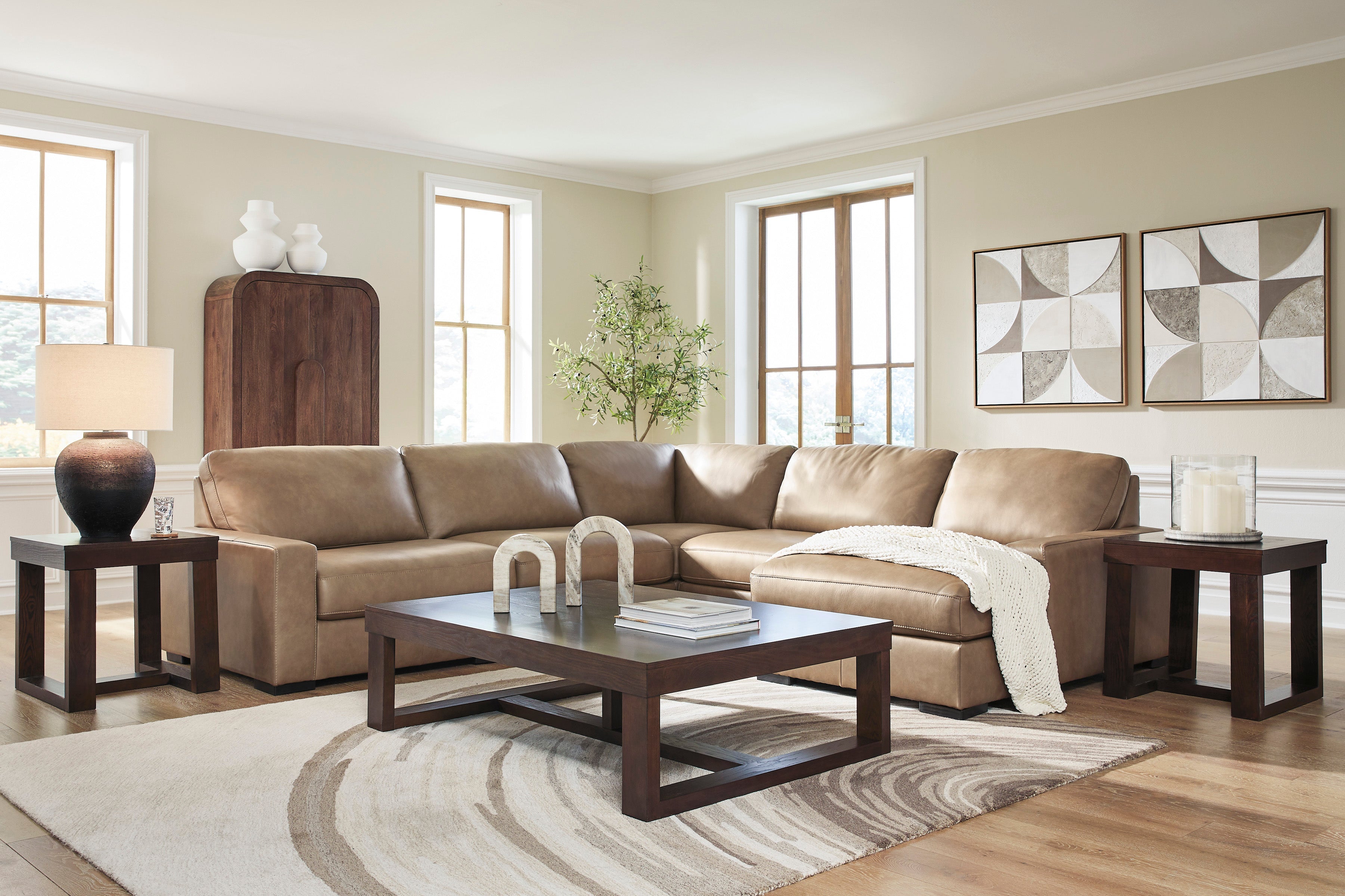Veronella Sahara 5-Piece Sectional with Right Chaise
