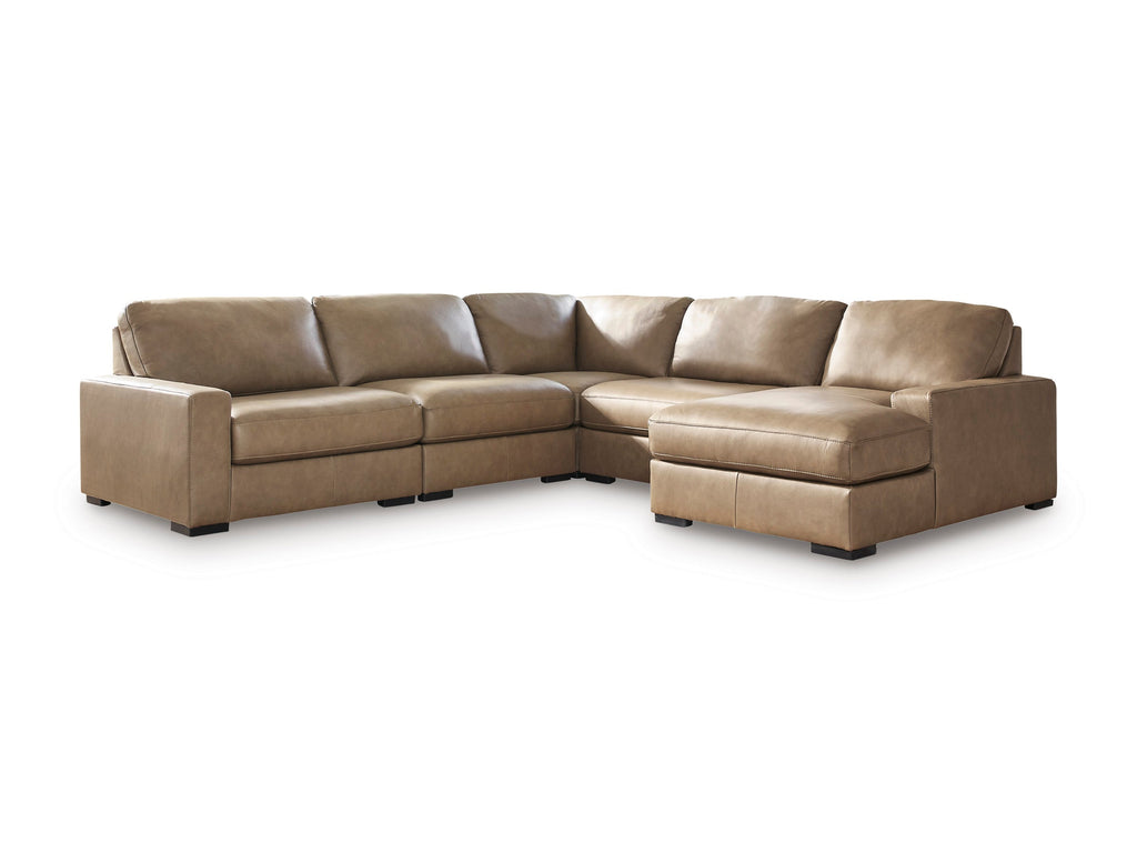 Veronella Sahara 5-Piece Sectional with Right Chaise