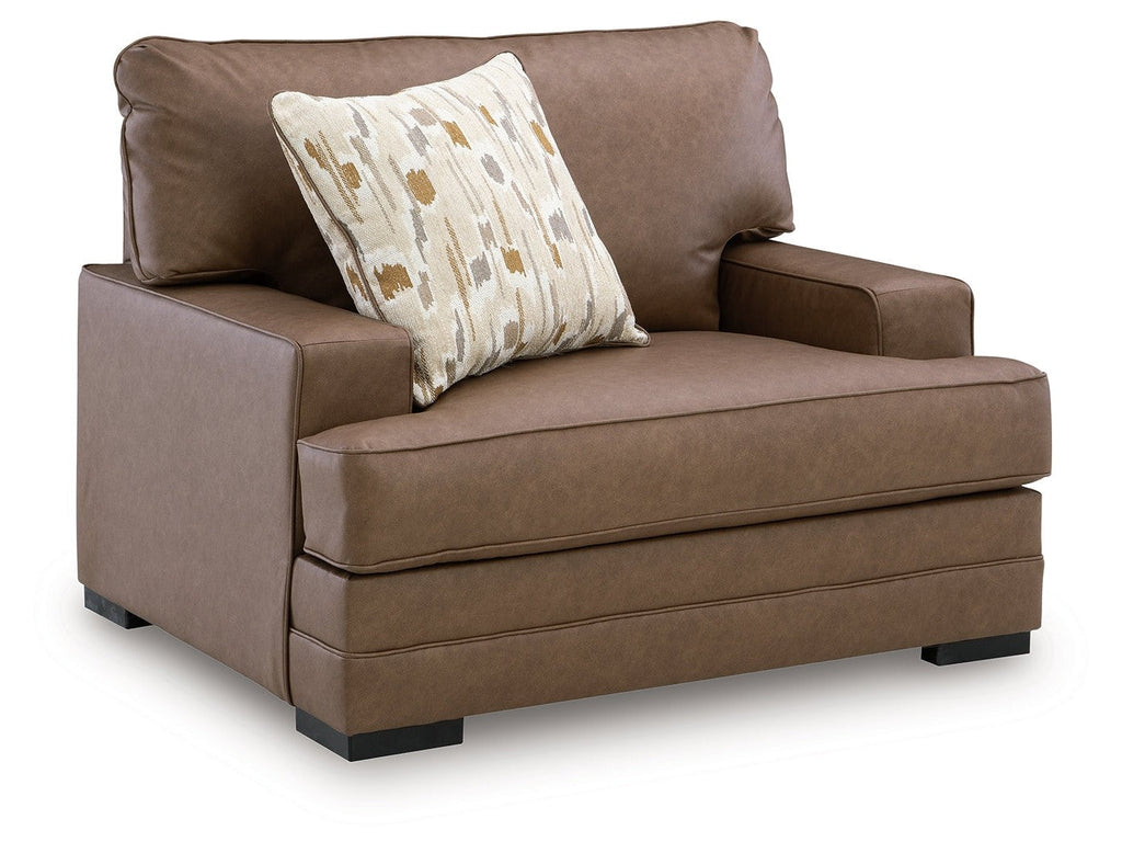 VillaCourt Caramel Chair and a Half