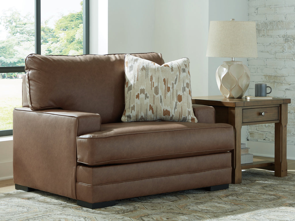 VillaCourt Caramel Chair and a Half