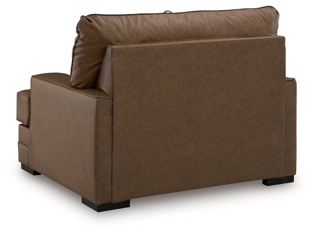 VillaCourt Caramel Chair and a Half