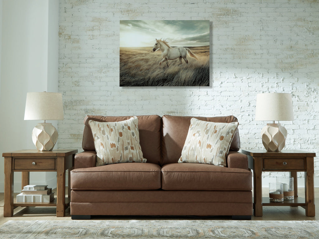 VillaCourt Caramel Loveseat