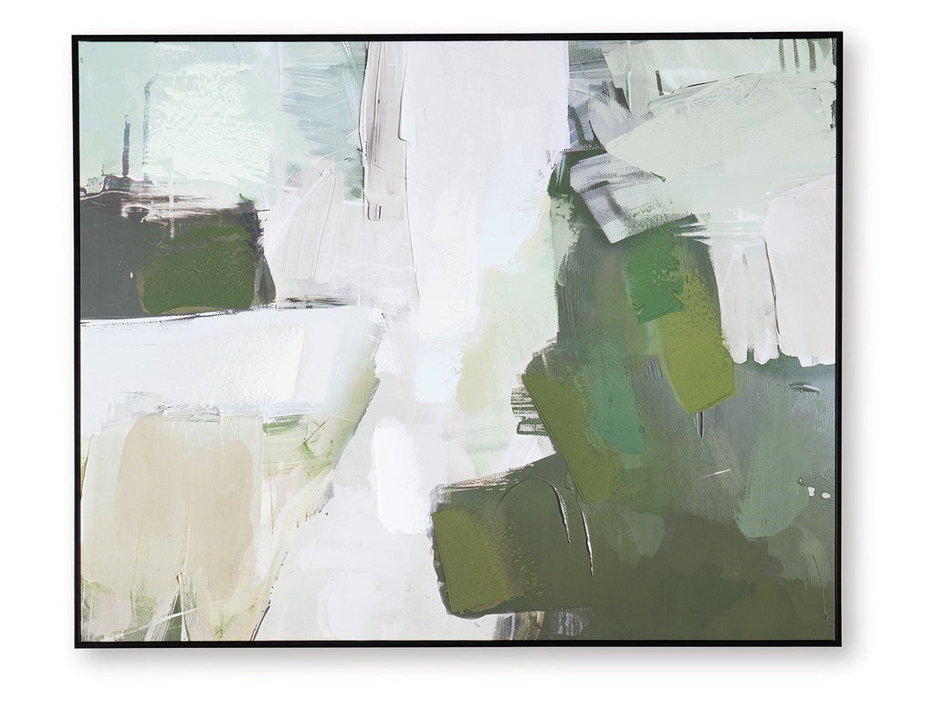 Vinick Green/Gray/White Wall Art