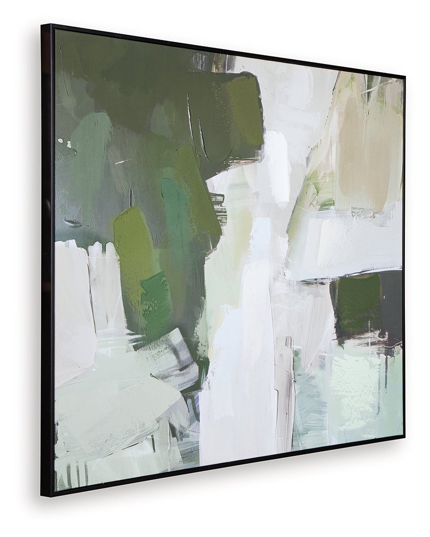 Vinick Green/Gray/White Wall Art
