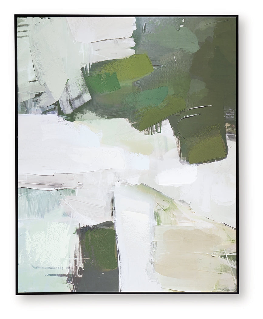 Vinick Green/Gray/White Wall Art