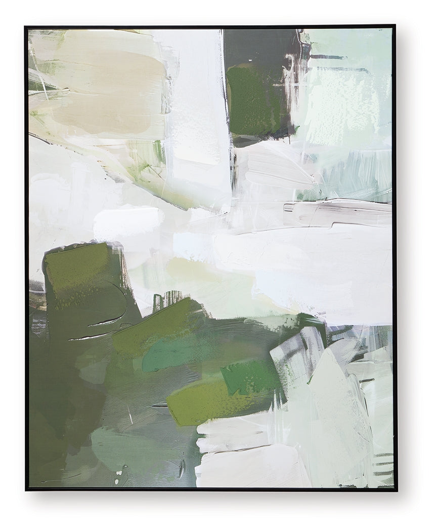 Vinick Green/Gray/White Wall Art