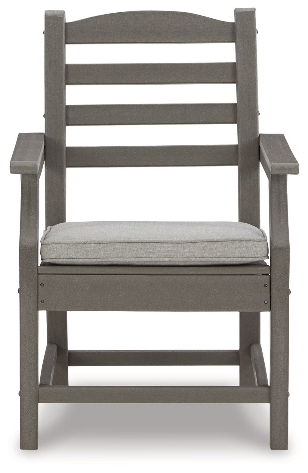 Visola Gray Outdoor Arm Chair w/ Cushion (Set of 2)