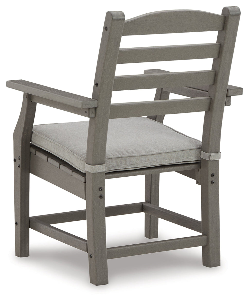 Visola Gray Outdoor Arm Chair w/ Cushion (Set of 2)
