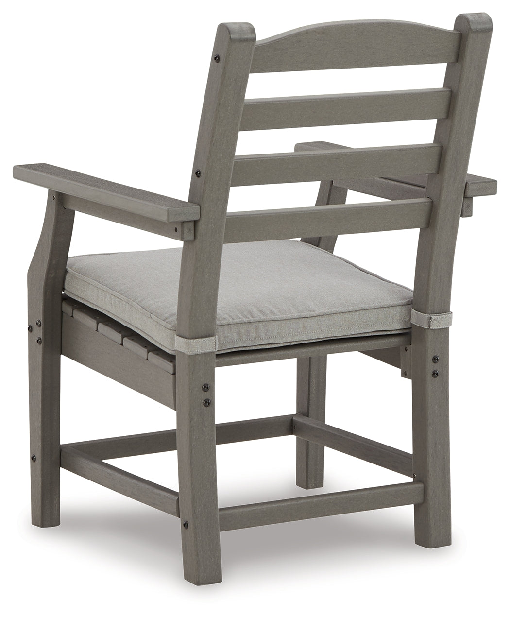Visola Gray Outdoor Arm Chair w/ Cushion (Set of 2)
