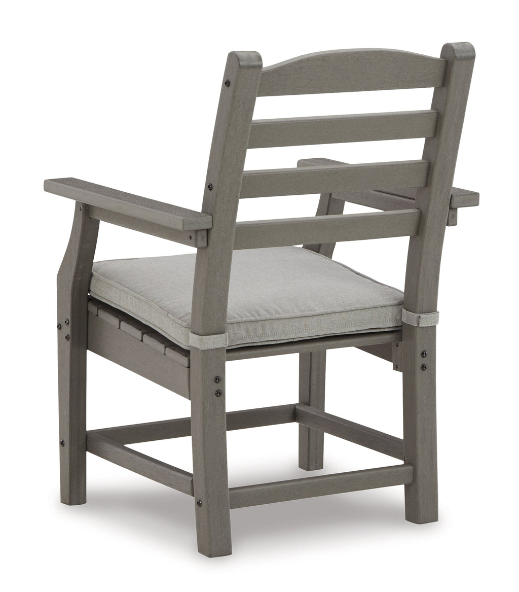 Visola Gray Outdoor Dining Table w/6 Chairs