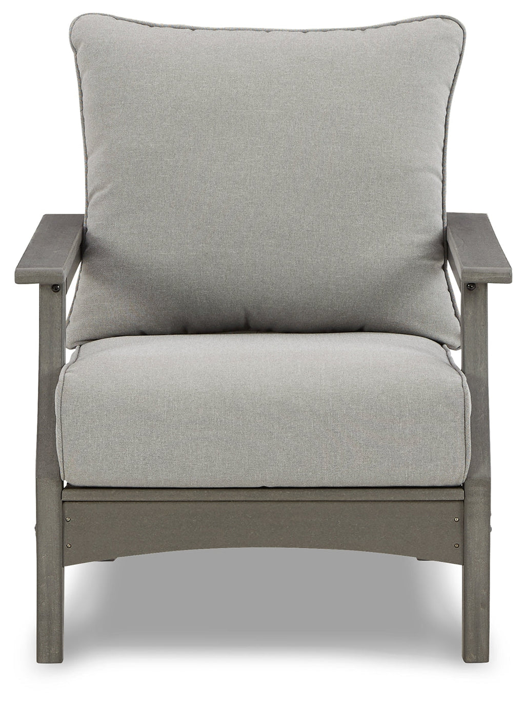Visola Gray Outdoor Lounge Chair w/ Cushion (Set of 2)