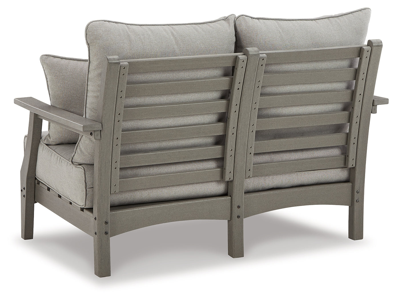 Visola Gray Outdoor Loveseat w/ Cushion