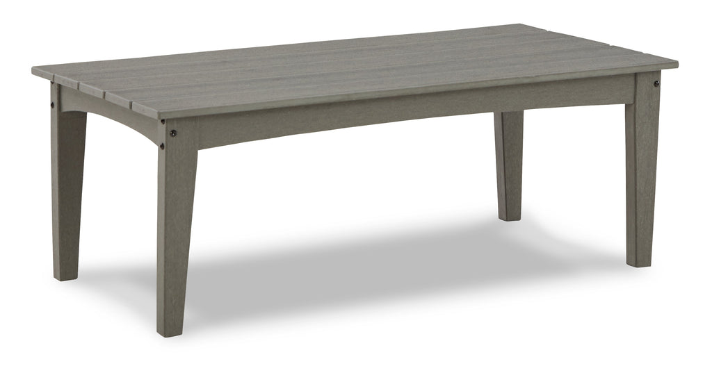 Visola Gray Outdoor Sofa, 2 Lounge Chairs and Coffee Table