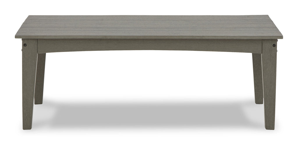 Visola Gray Outdoor Sofa, 2 Lounge Chairs and Coffee Table