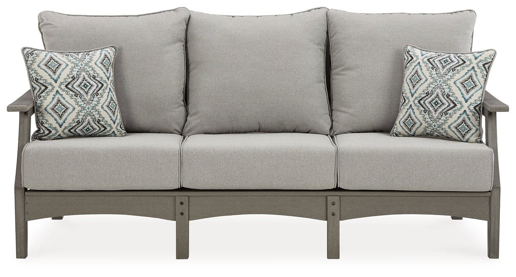 Visola Gray Outdoor Sofa w/ Cushion