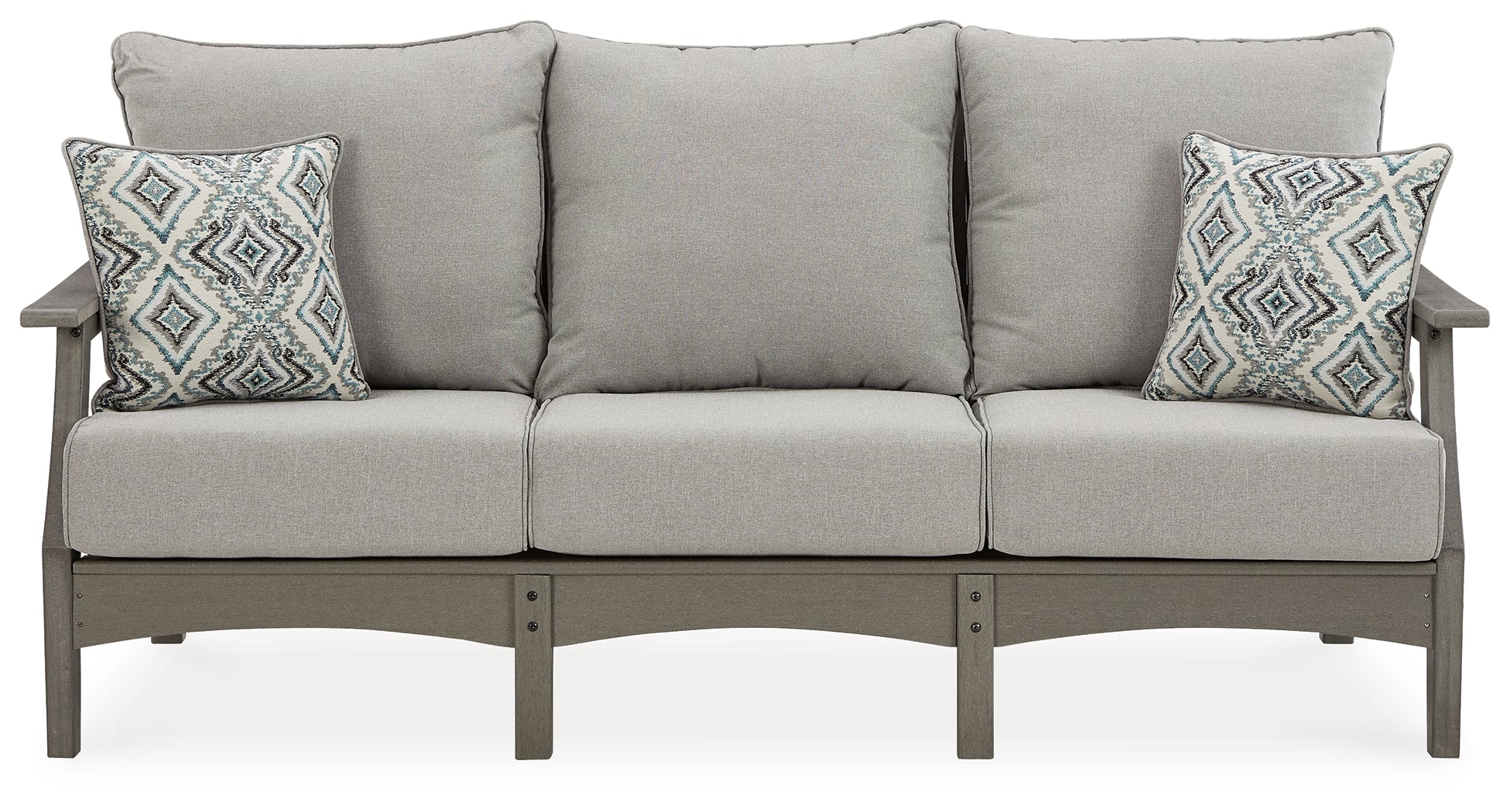 Visola Gray Outdoor Sofa w/ Cushion