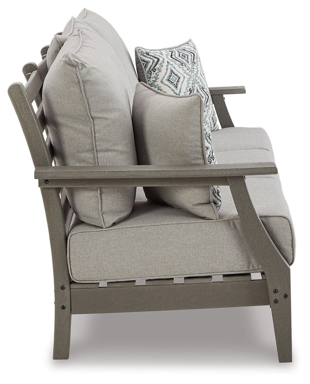 Visola Gray Outdoor Sofa w/ Cushion